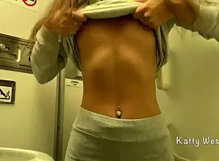 uhh, almost got caught masturbating in airplane toilet with no panties