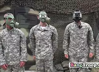 Superior officer demands, 'Soldiers, put your junk in the hole now!'