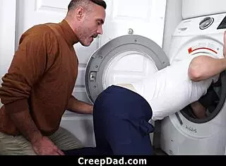 Stepson Flashes Bubble Butt To Daddy