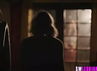 Two Girls Share Romantic Moment