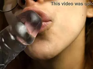 In this POV scene, the redhead with small tits gives the best blowjob, sucking and using her tongue on the cock until explosion.