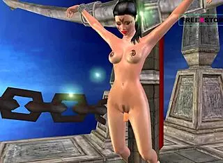 Tamil Audio Story of Indian Girl's Solo Fun in 3D Cartoon