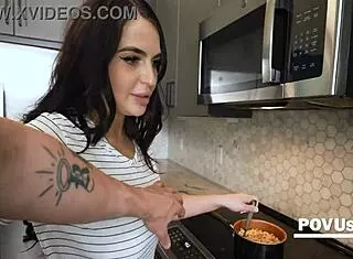 Alexa Payne Bent Over In Kitchen For Doggystyle Fucking!