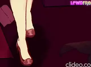 animation featuring dominant figure with big ass in hentai