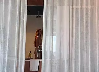 Business Retreat Hookup With My Big Titty Boss: POV View Of Her Tight Pussy And Curly Hair Blue Eyes