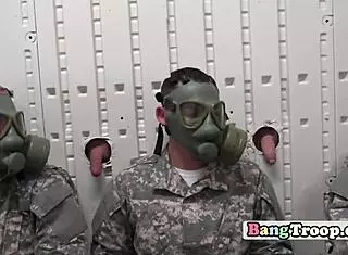 Superior officer demands, 'Soldiers, put your junk in the hole now!'