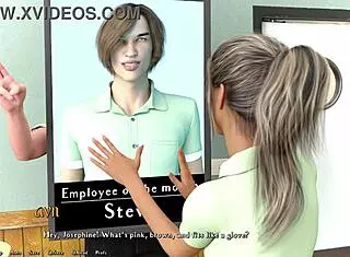 meeting josy in being a dik 01 with cute outfit