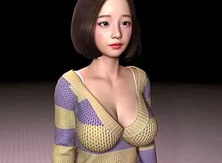 Check out this perfect doll in hentai 3d game getting creampied.