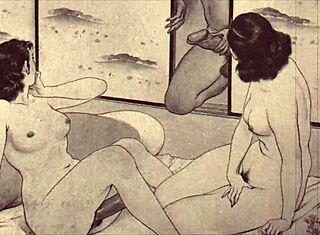 Mijn Geheime Leven ontvouwt in retro vintage cartoon avontuur. Verborgen verlangens leven in geanimeerde scènes.