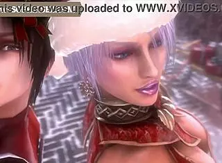 horny heroes in hentai anime pleasuring huge monster cocks with big asses