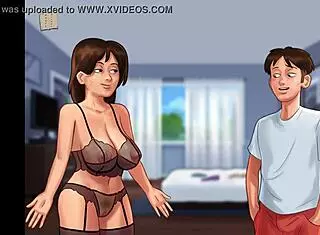 i'm playing summertime saga 170 and it's so hot with all the anime girls