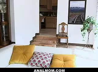 Stepson's best friend pounds Claudia Valentine's MILF asshole hard