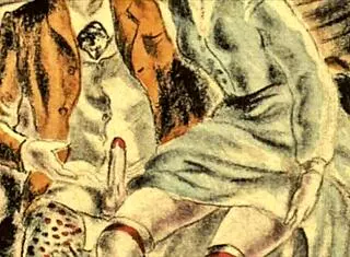 vintage erotic comic illustration