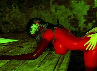 succubus with big tits sneaks up at night