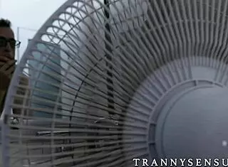 Smoking hot shemale Casey kisses and dicks her insecure boyfriend.