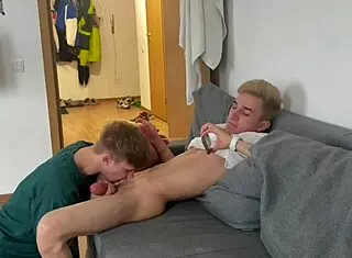 seduced big-dick guy for intense twink action