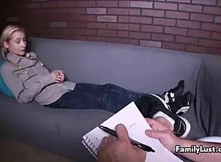 Hey, this horny blonde cheerleader is fucking a monster cock hard