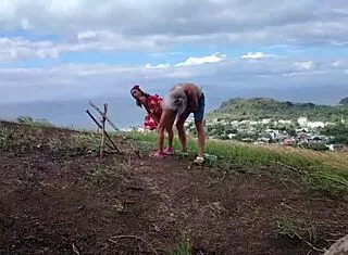 spent the weekend in nature getting freaky with an old hairy perv's monster cock