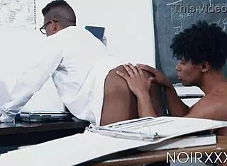 Ebony Dudes Adrian Hart And Tony Genius Set The Books Aside To Fuck One Another