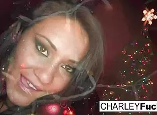 i get so horny for charley chase's christmas blowjob skills
