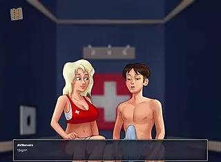 i'm playing summertime saga 170 and it's so hot with all the anime girls