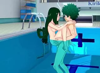 Rumi Mirko Tsuyu Izuku Intense Creampie Sex