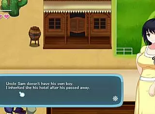 Run western whore house in sexy outfits at hotel.