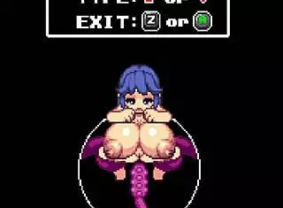 Black Labyrinth Gallery with Futanari Creampie