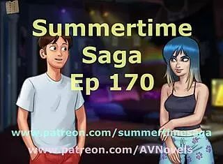 i'm playing summertime saga 170 and it's so hot with all the anime girls