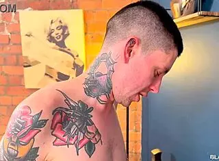 Twink enjoys riding and sucking big cock