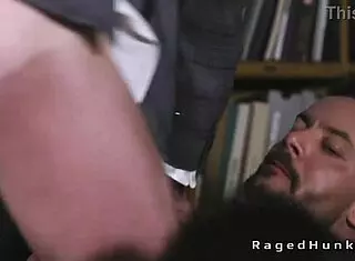 i joined foursome gay anal sex in suits