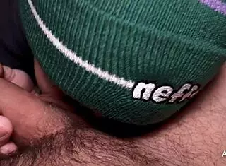 stoner chick cheats for pot, swallows big cock