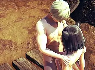 i love kitty's boobjob and creampie in uncensored hentai