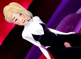spider gwen wants to fuck in her suit at the love hotel adult version, i think