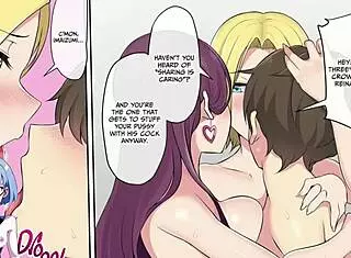 Imaizumi's house is a place for gals to gather 2, featuring hentai anime dating game elements