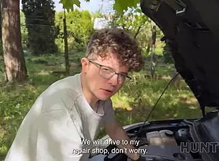 Hunt4k delivers an unexpected cucking twist with beautiful babe.