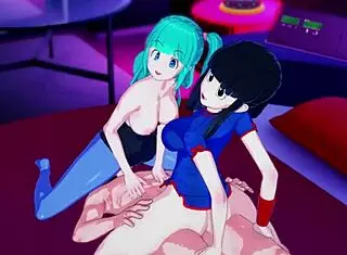 Bulma and Chichi, let's do a threesome!  