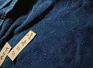 In the bdsm dungeon, ifoslave adds fake tattoos to his cock for his master