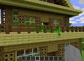 Realistic minecraft with satisfying cum lava and destruction asmr!