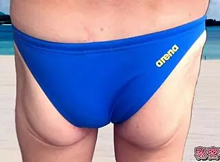 did you masturbate in that beach volleyball bikini? part 1 with anal toy 😏