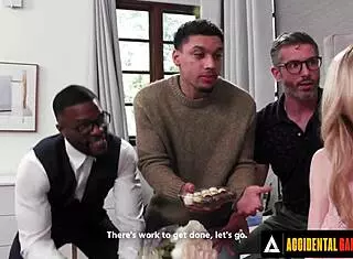 Rebel Rhyder’s Hot Gangbang Surprise by Supportive Male Friends