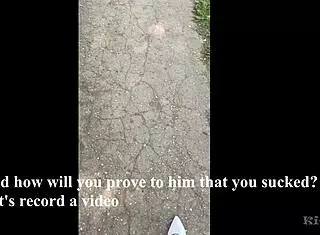 ki-sim sucking off a stranger on the street not fake.