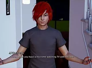 In this game, she shows off her big tits and ass, fulfilling my real desire.