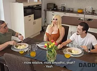 Bimbo Gets Wild in European Cheating Group Scene