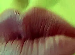 tasty lips 2: gay milf riding dildo solo, barefoot with shaved pussy.