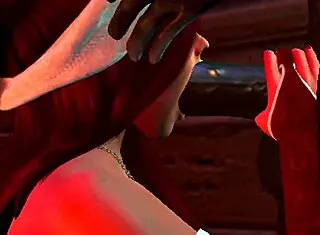 Krampus recruits a naughty helper with a monster cock.