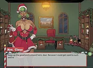 Mrs. Santa teases with her anal plug under the skirt! Can you handle this Christmas surprise?