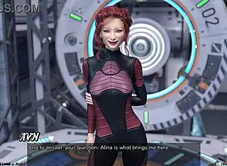 stranded in space asian milf scientist showcases her project