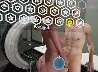 playing vr game with hentai anime vibes 😏