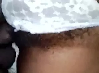 This housewife in black panty seduces for pussy taste, I did it